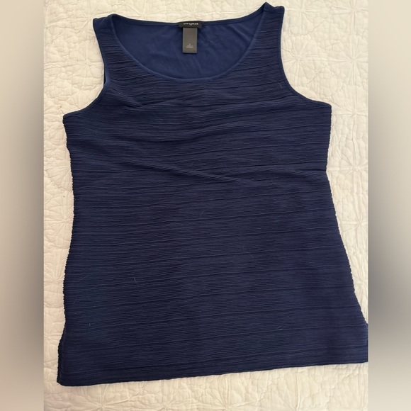 Ann Taylor Tank (Bundle 2) textured front Blue & Green. Size Small - Picture 5 of 9